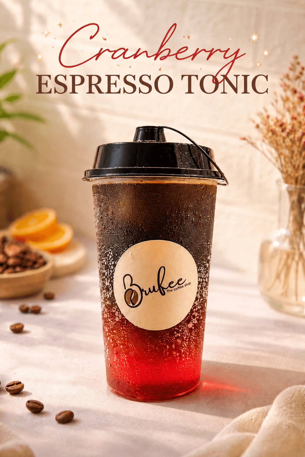 Cranberry Espresso Tonic
