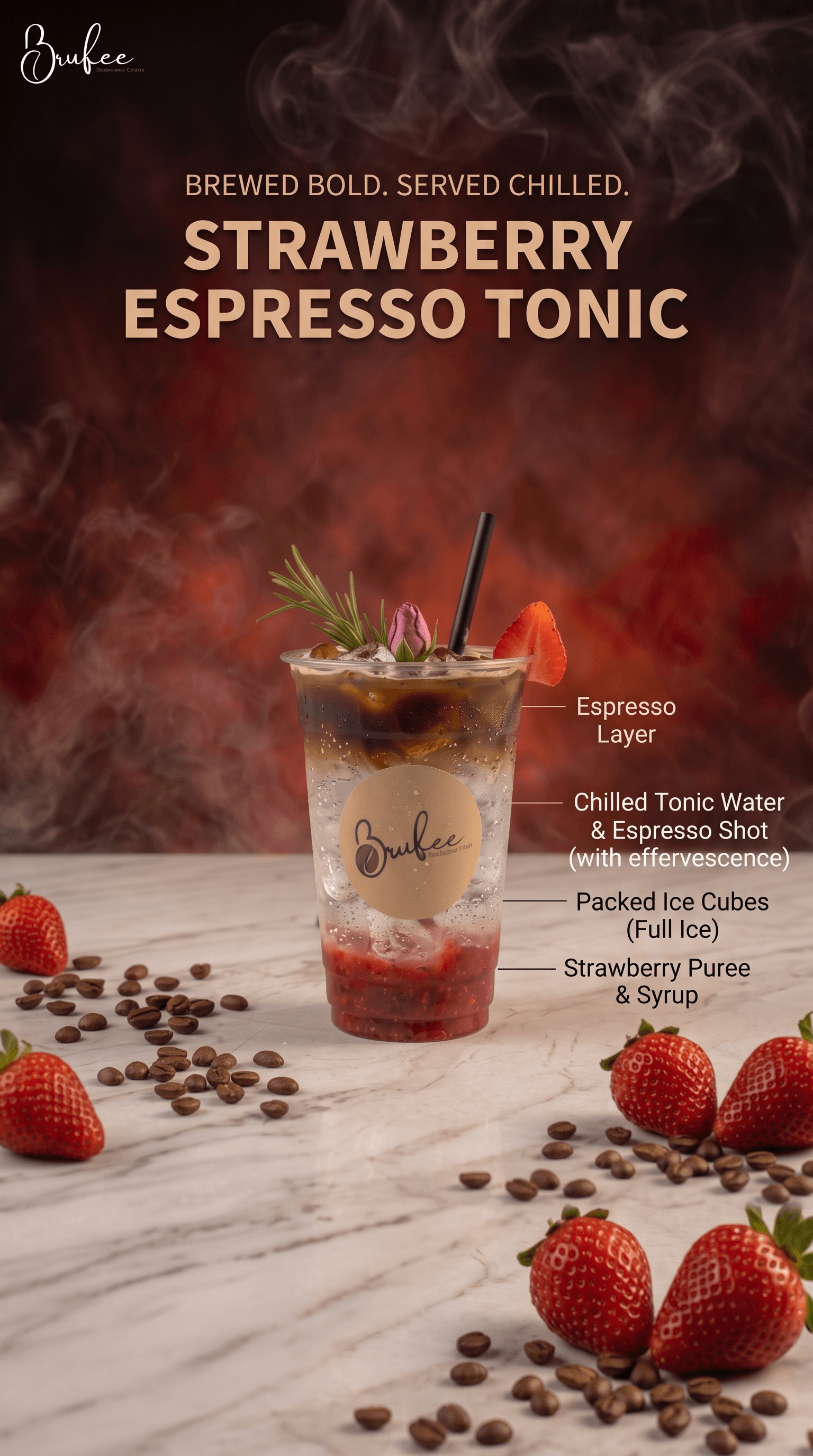 Strawberry Espresso Tonic